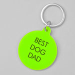 Best Dog Dad Father’s Day Keytag