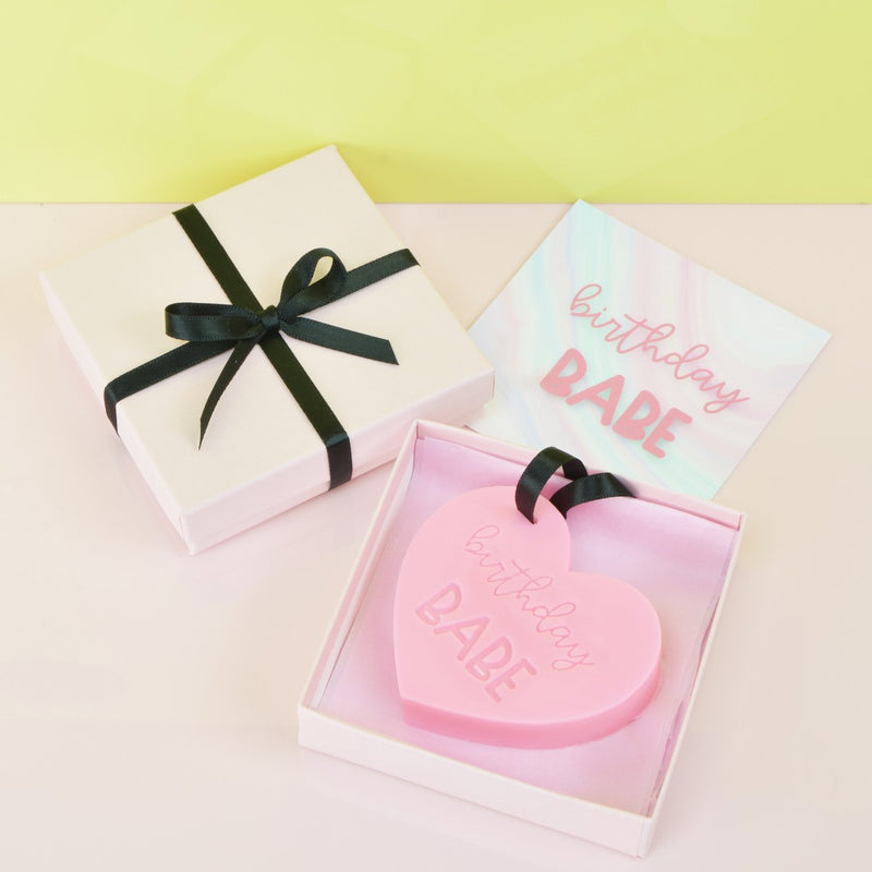 Birthday Scent Heart Letterbox Gift