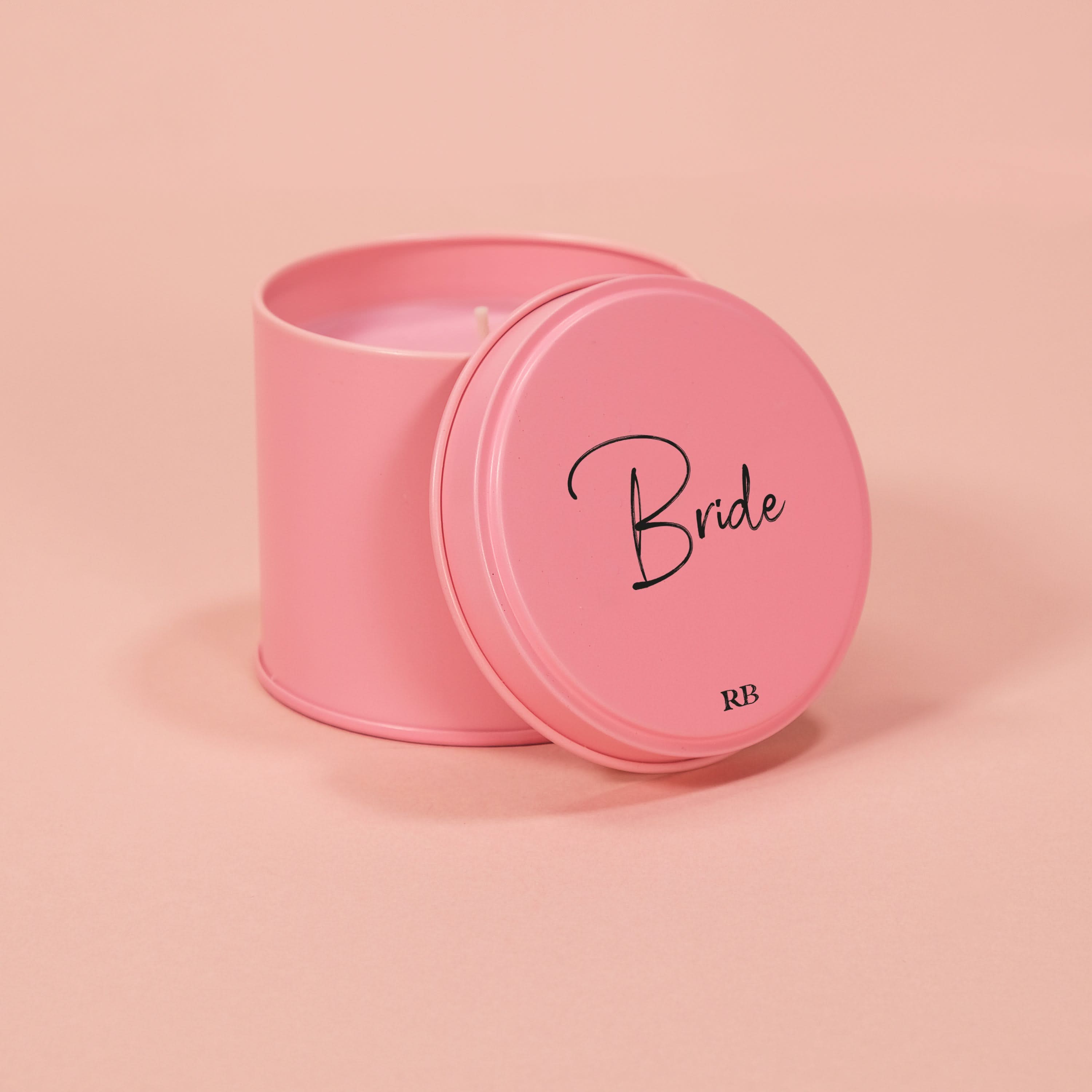 Bride Pink Tin Candle