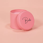Bride Pink Tin Candle