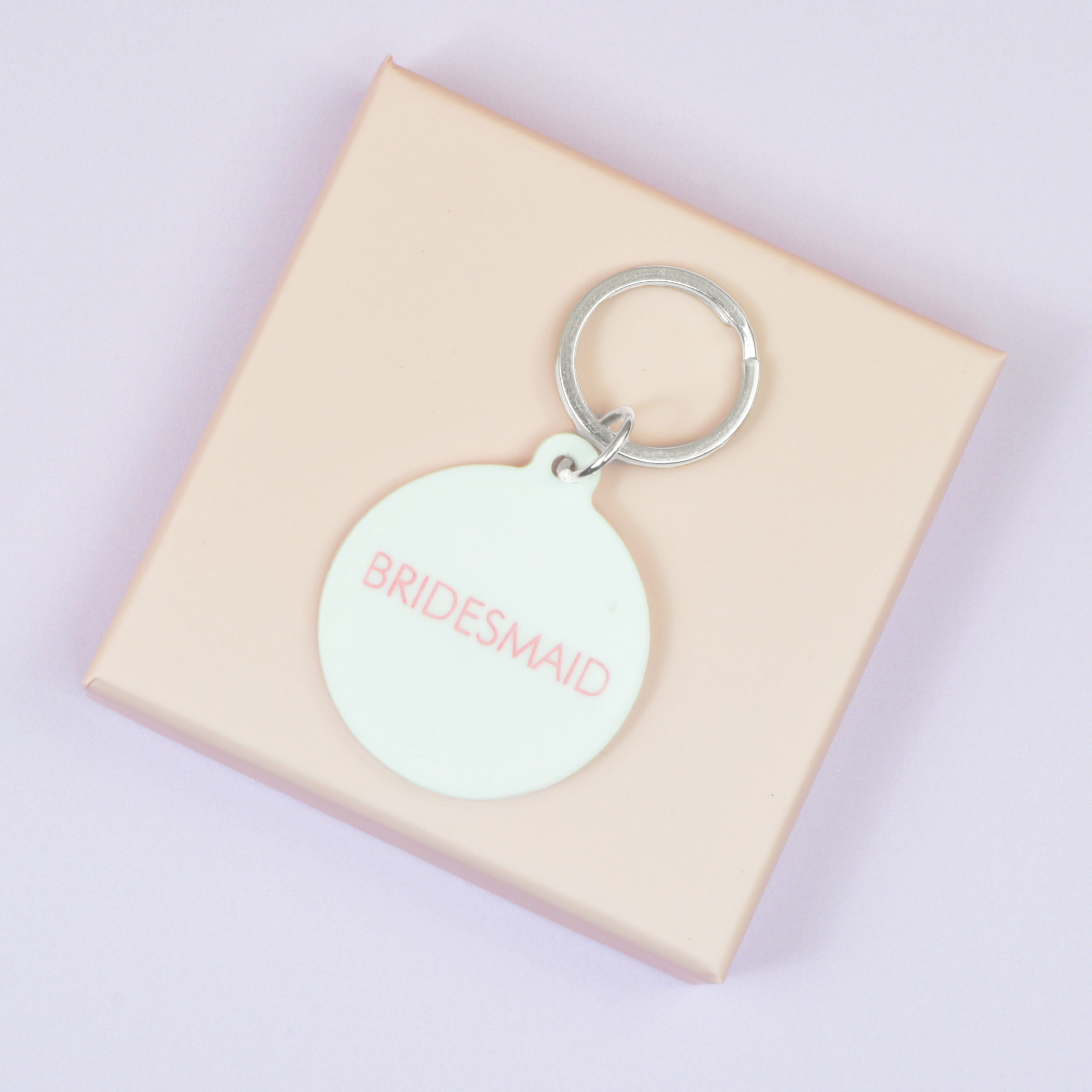 Bridesmaid Keytag