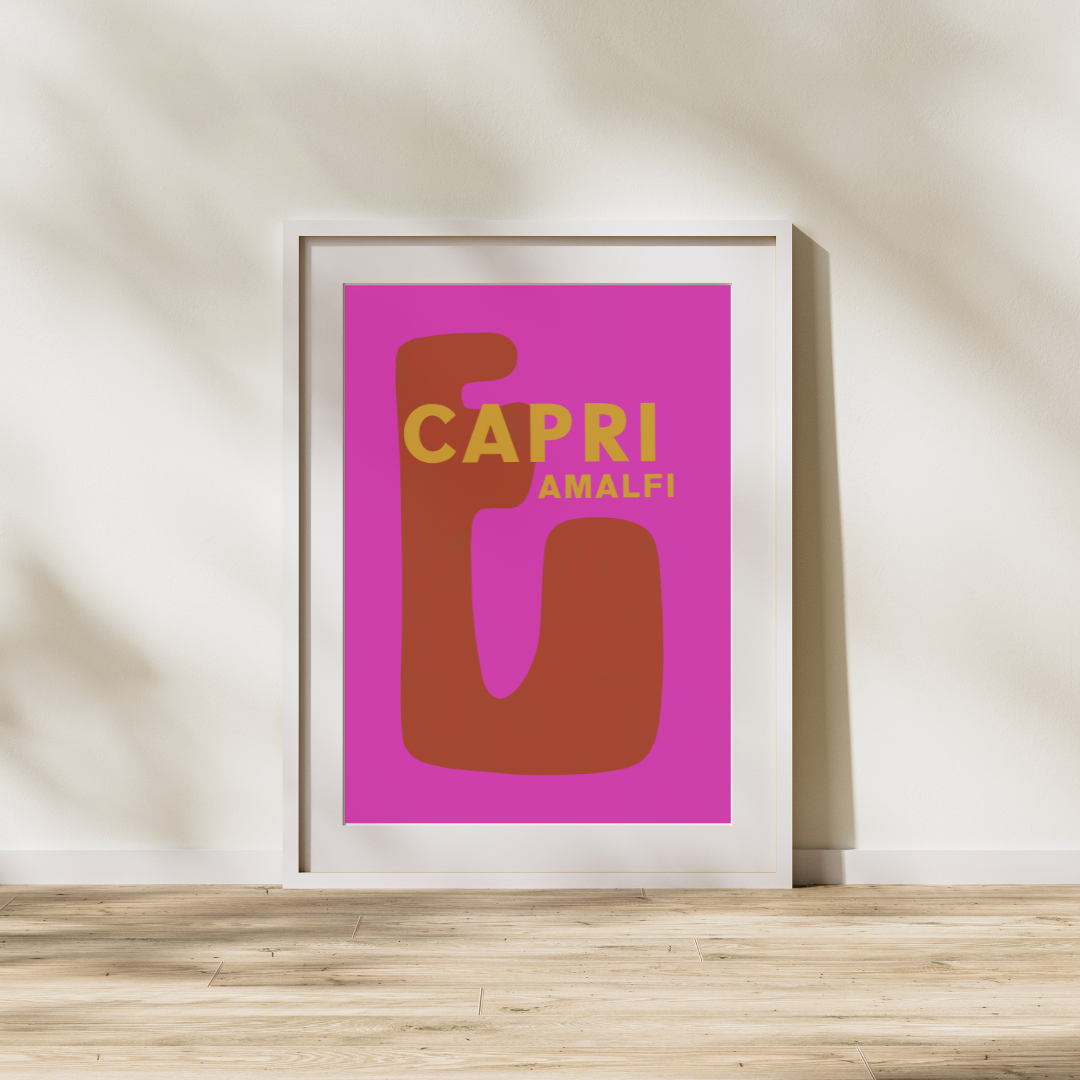 Capri Vacay Wall Print