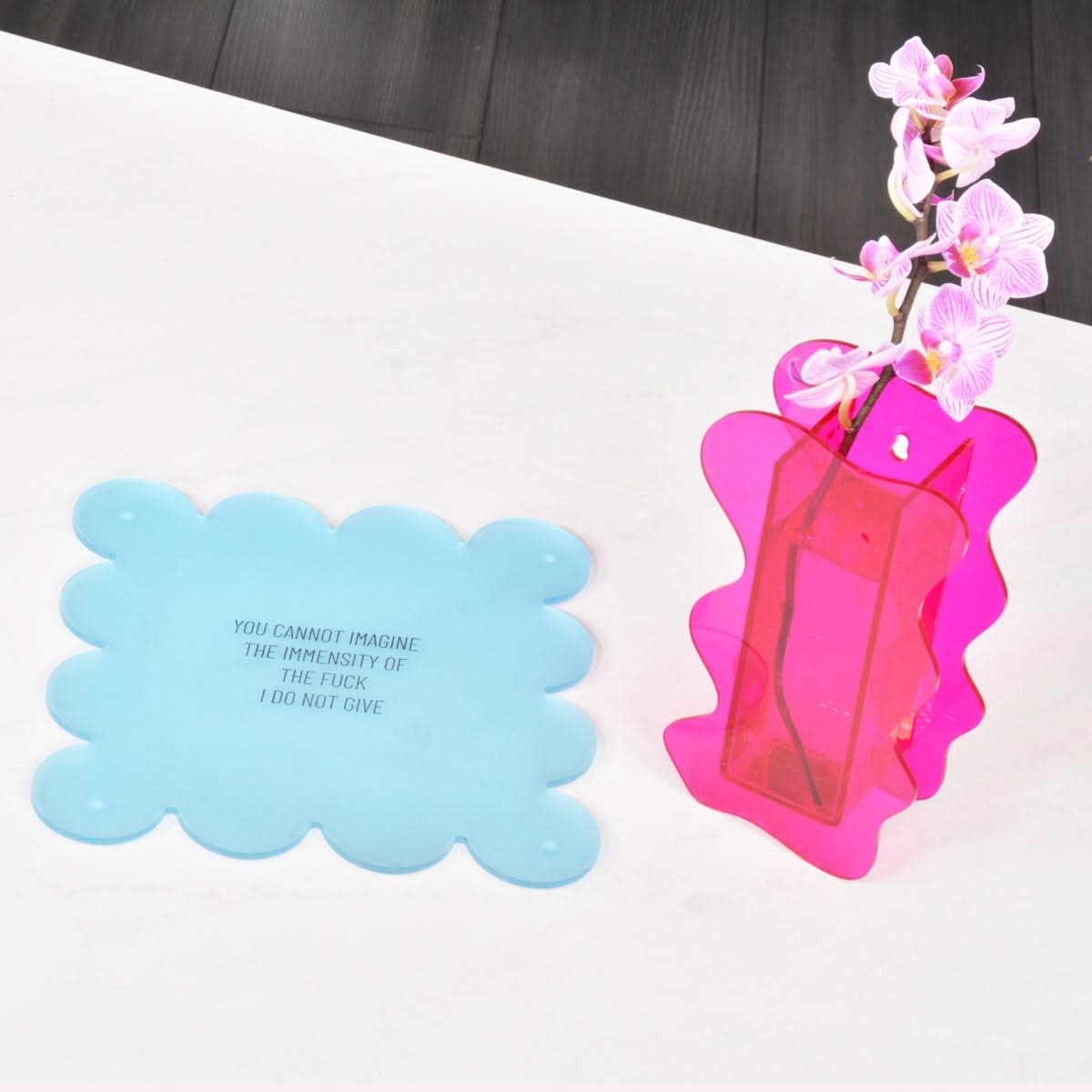 You Cannot Imagine the Immensity of the Fuck I Do Not Give Scallop Display Plate