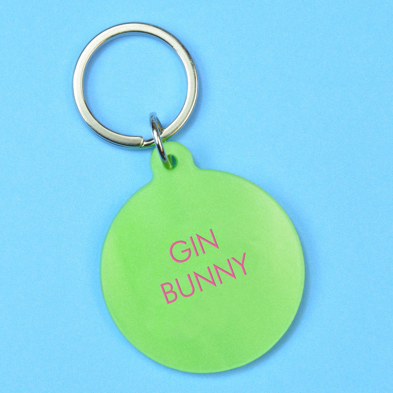 Gin Bunny Keytag