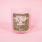 Maple & Vanilla Giving a Fuck Doesn't Go With My Outfit Leopard Print Candle