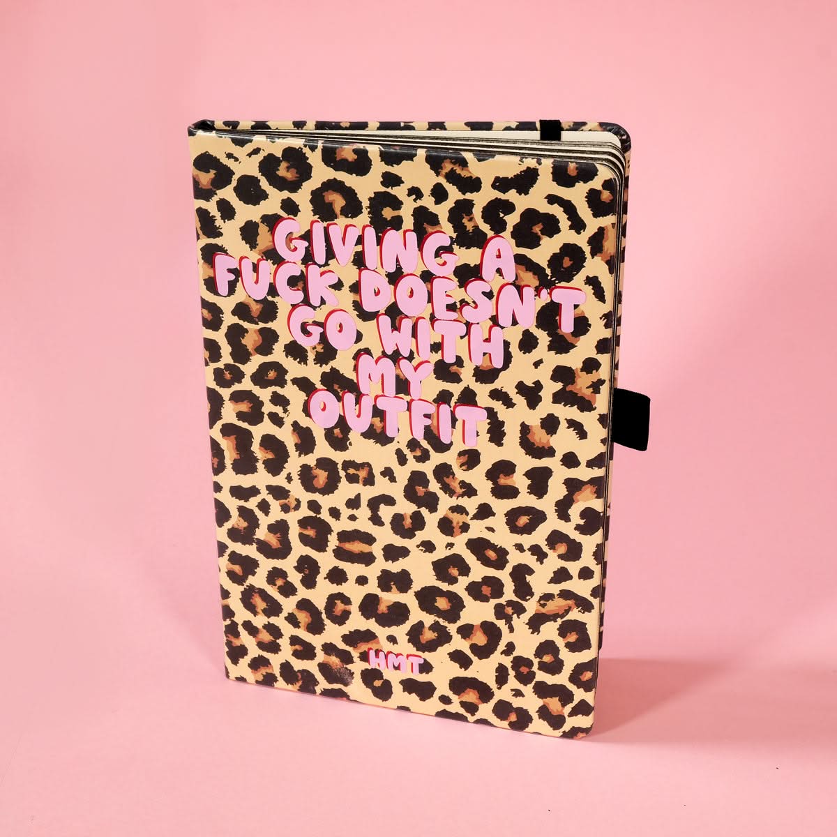 Giving a Fuck Doesn't Go With My Outfit Leopard Print Notebook