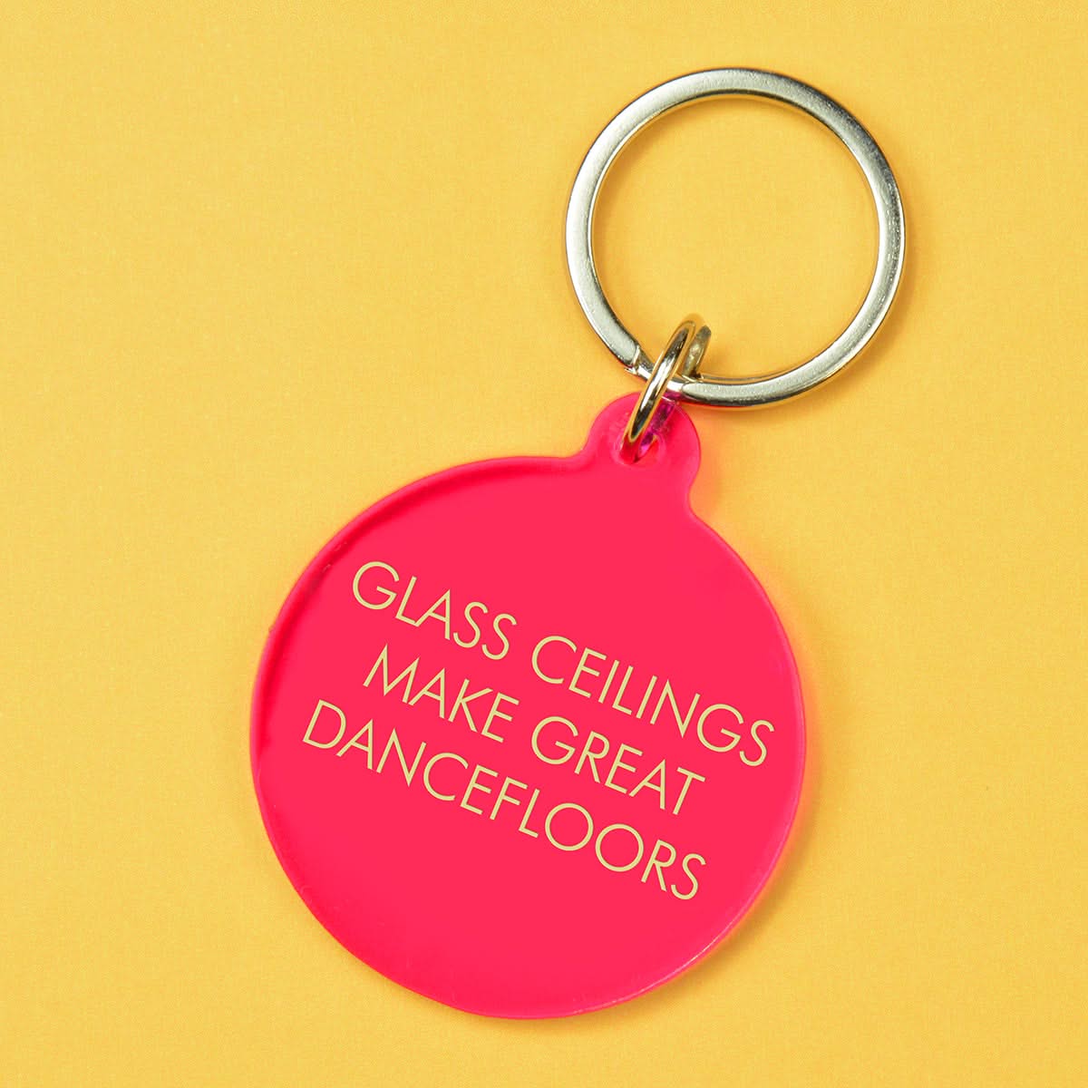 Glass Ceilings Make Great Dancefloors Keytag