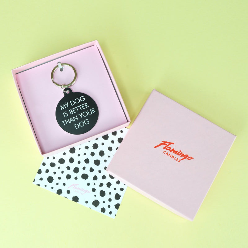 May Contain Prosecco Keytag