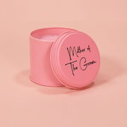 Mother of The Groom Pink Tin Candle