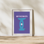 Mykonos Vacay Wall Print