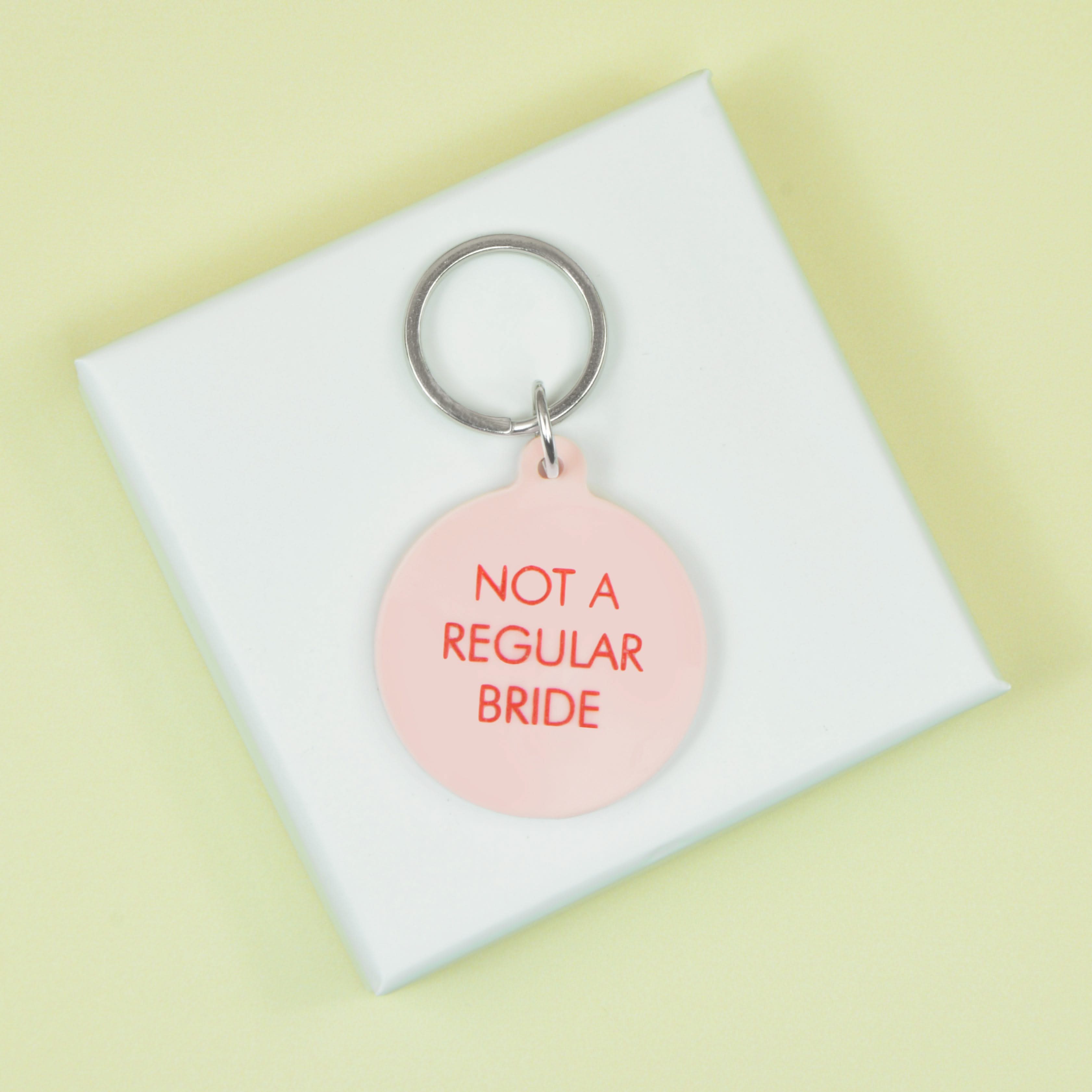 Not a Regular Bride Keytag