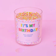 Pink Lemonade It's My Birthday Sprinkle Candle