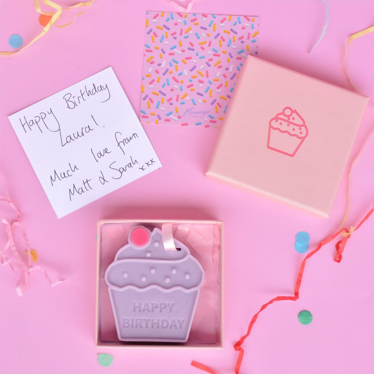 Birthday Cake Happy Birthday Scent Cupcake Letterbox Gift