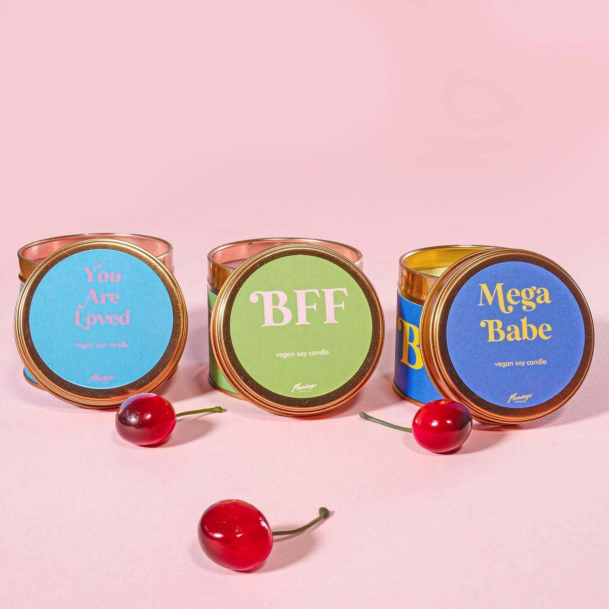 Love Bug Mega Babe Valentine Tin Candle