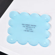 You Cannot Imagine the Immensity of the Fuck I Do Not Give Scallop Coaster