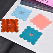 Slogan Scallop Coasters