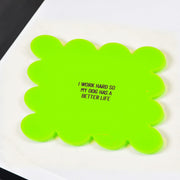 I Work Hard so My Dog Can Have a Better Life Scallop Coaster