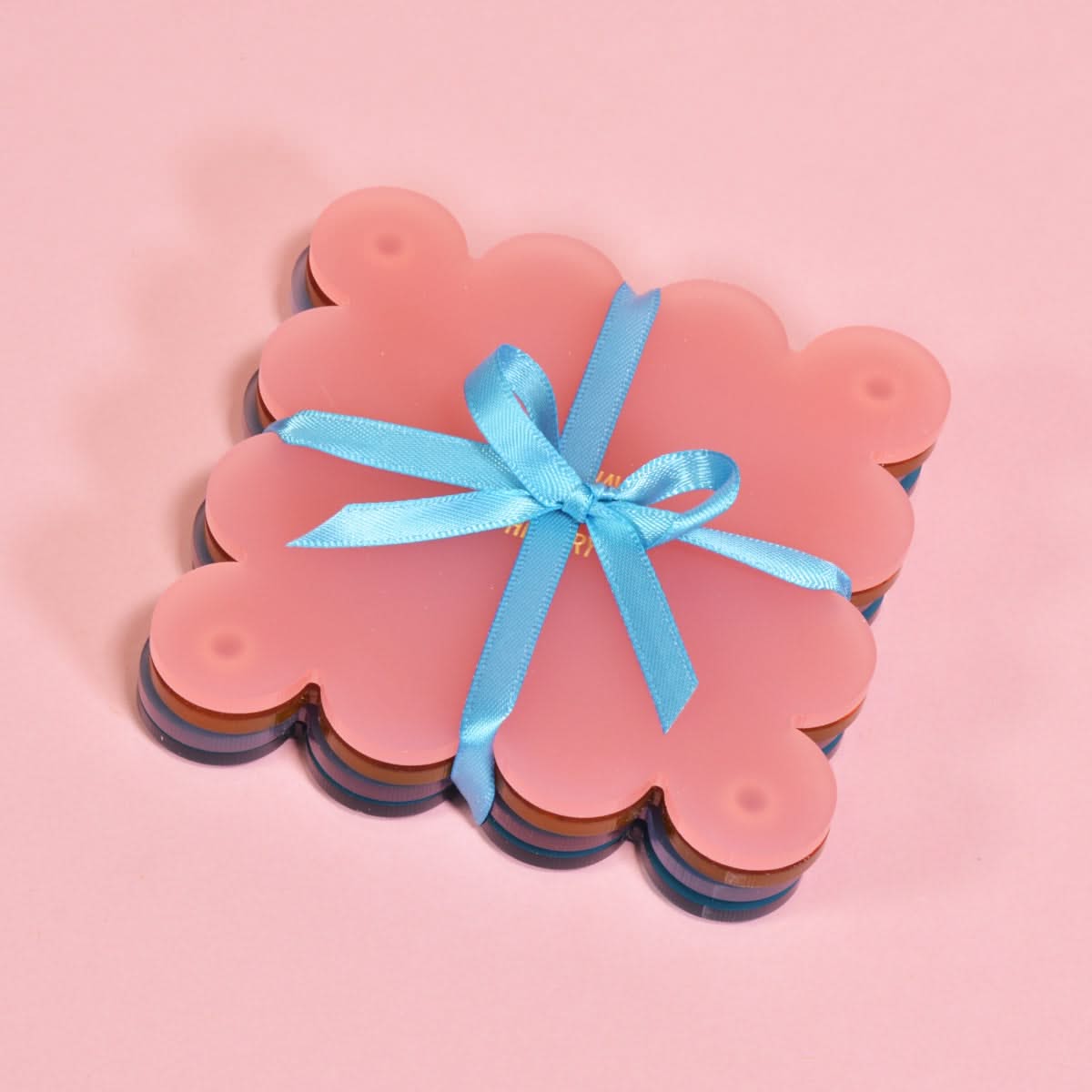 Slogan Scallop Coasters