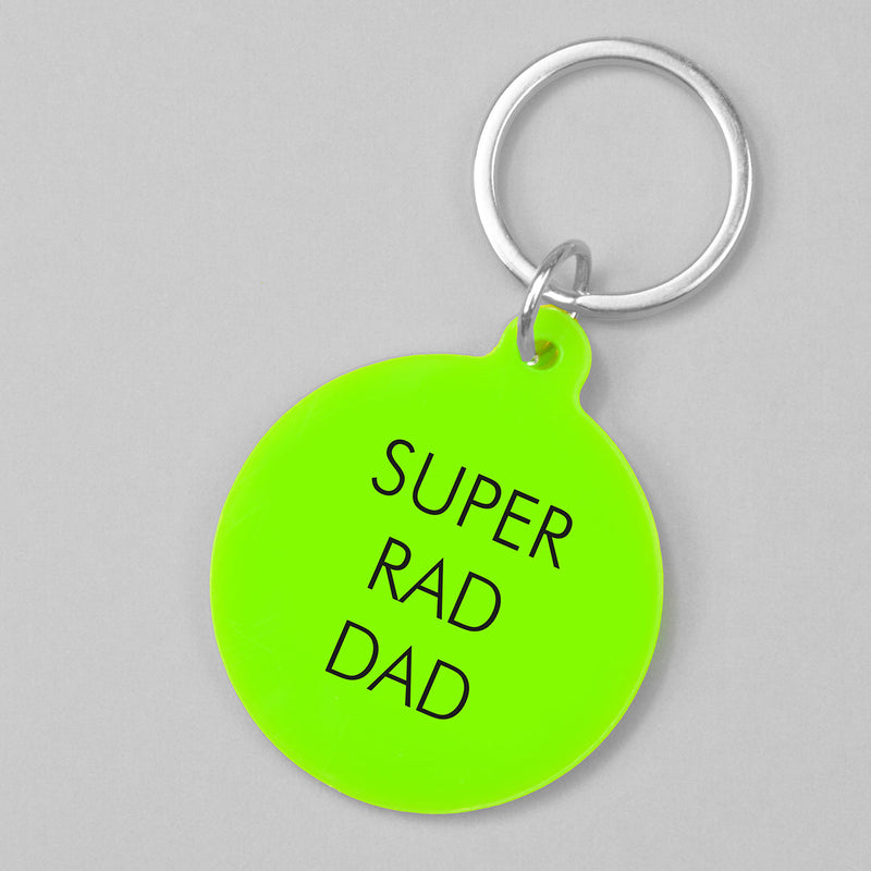 Super Rad Dad Father’s Day Keytag