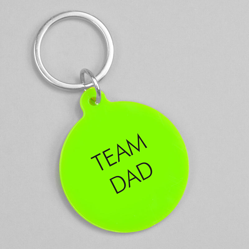 Team Dad Father’s Day Keytag