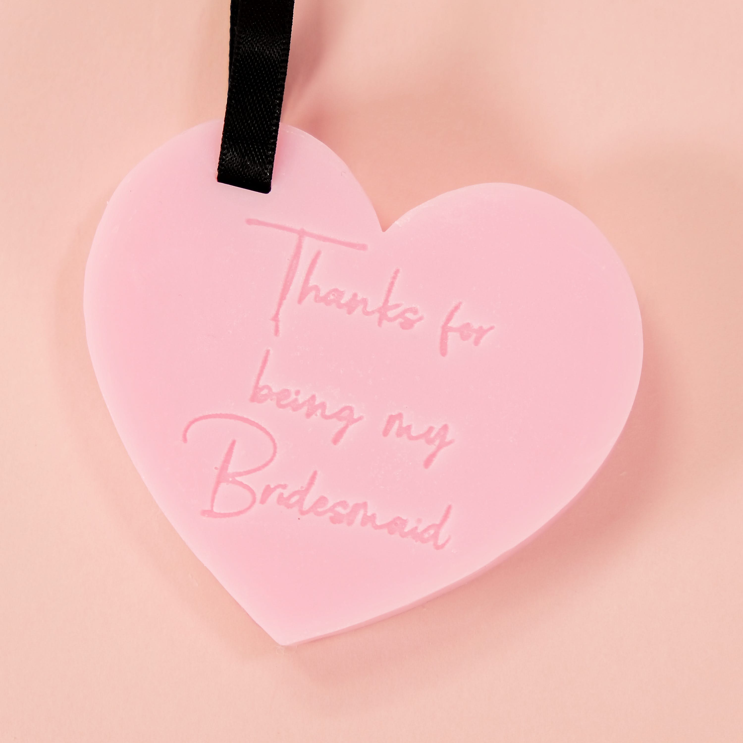 Bridesmaid Appreciation Scent Heart