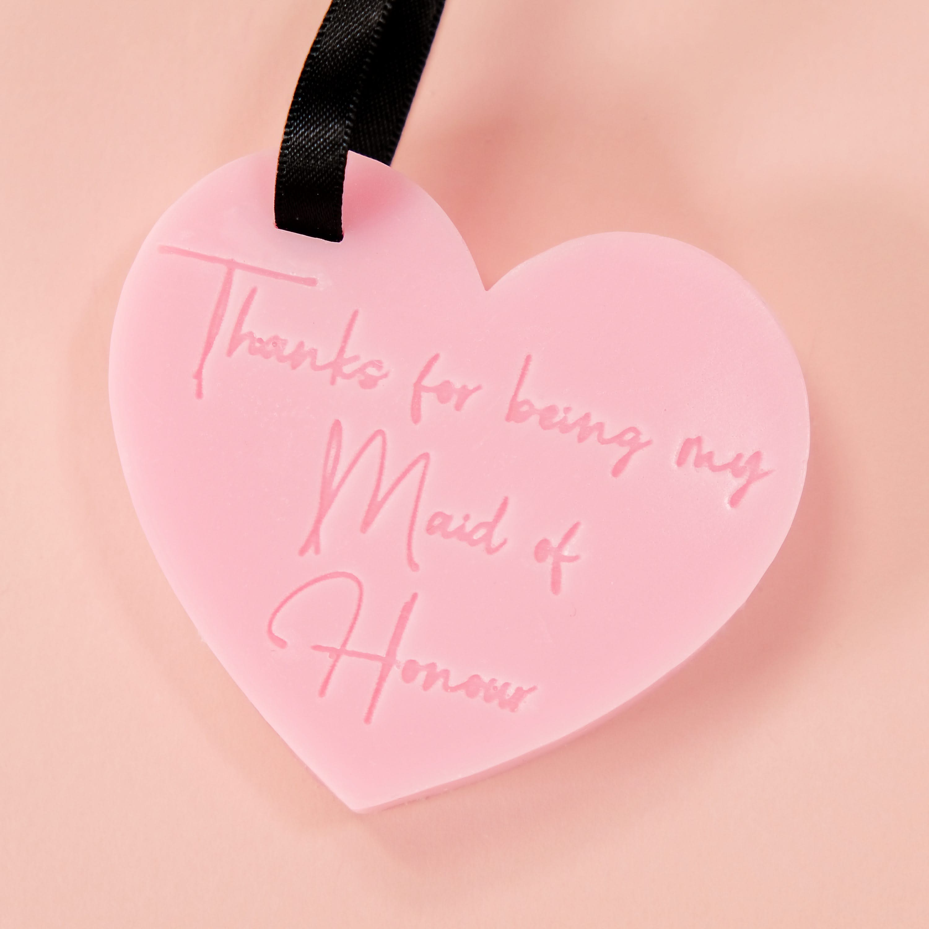 Bridesmaid Appreciation Scent Heart