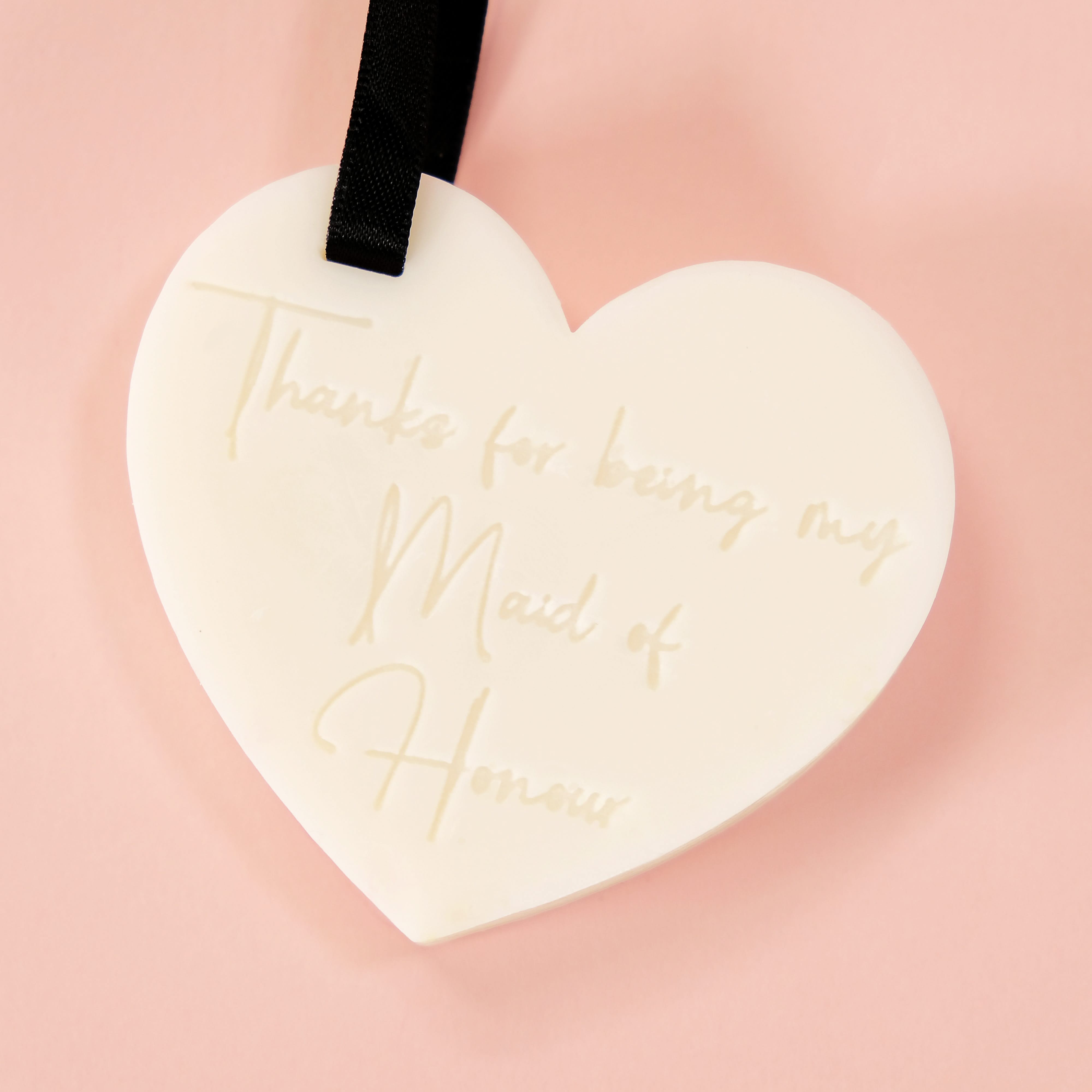 Bridesmaid Appreciation Scent Heart
