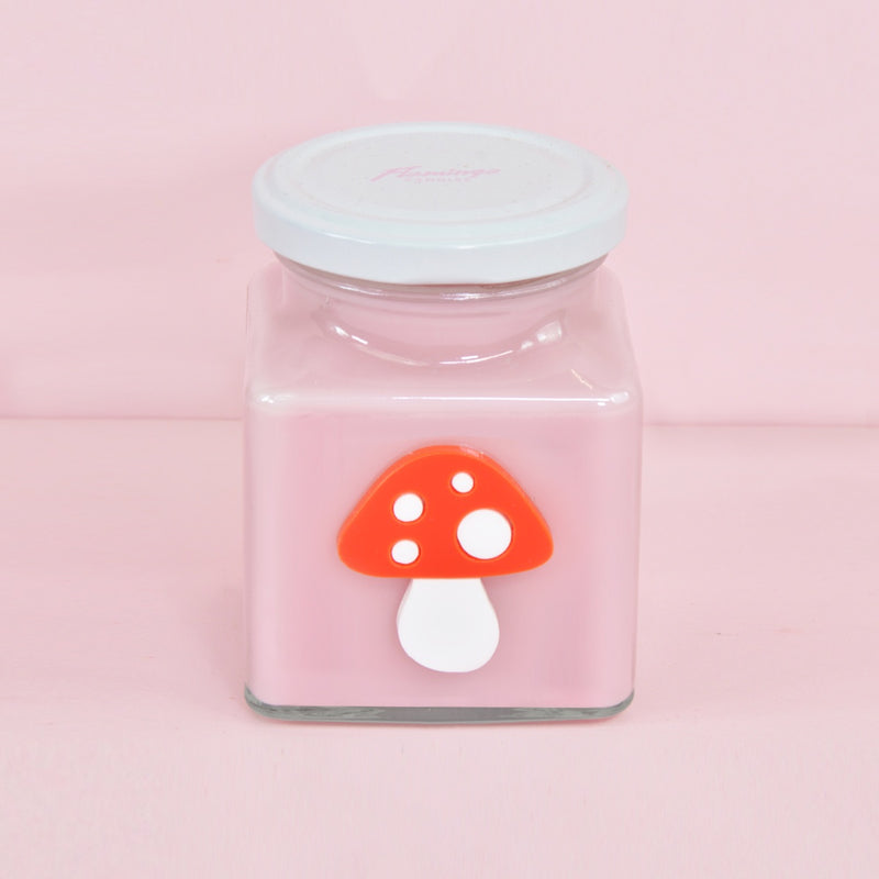 Cotton Candy Toadstool Square Candle