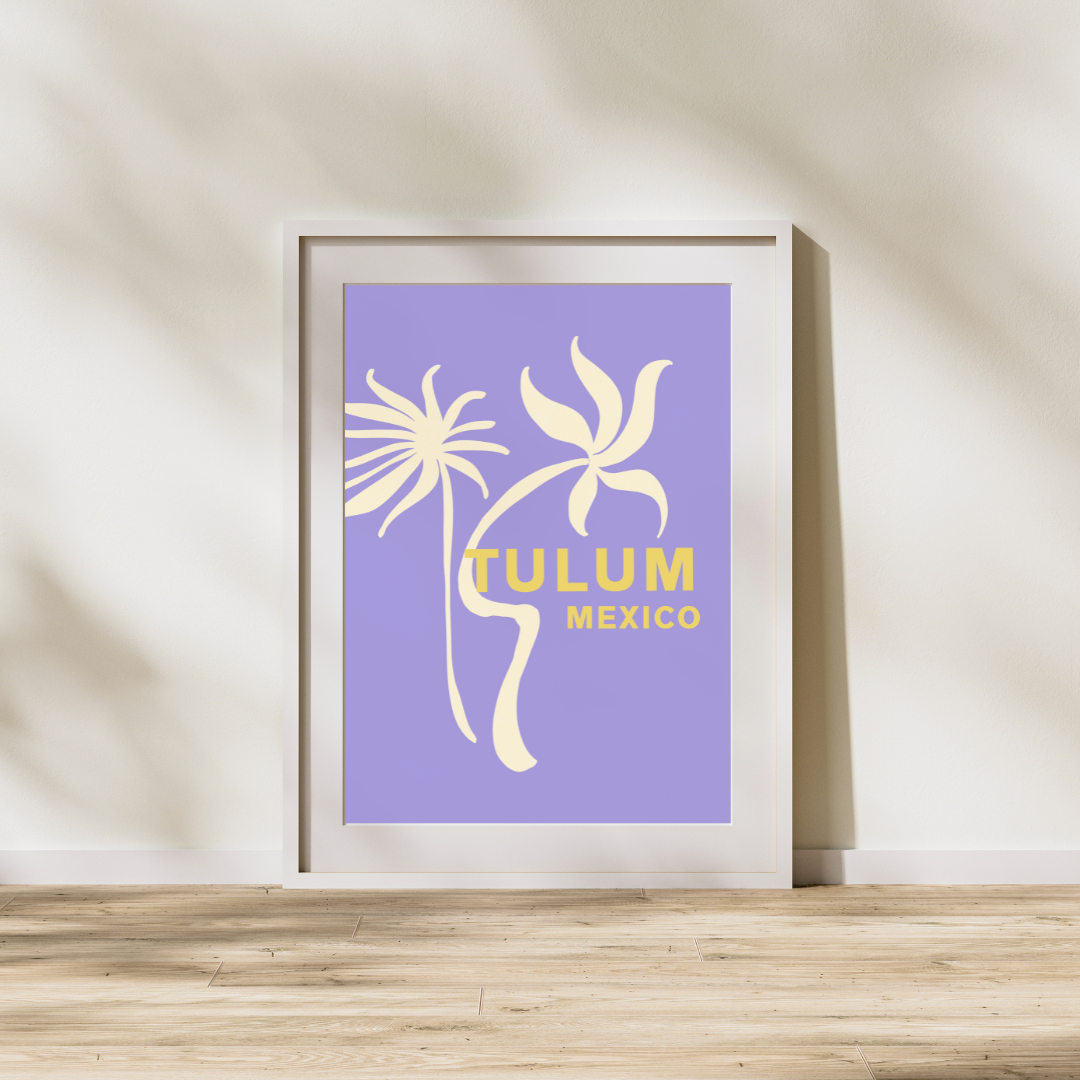 Tulum Vacay Wall Print