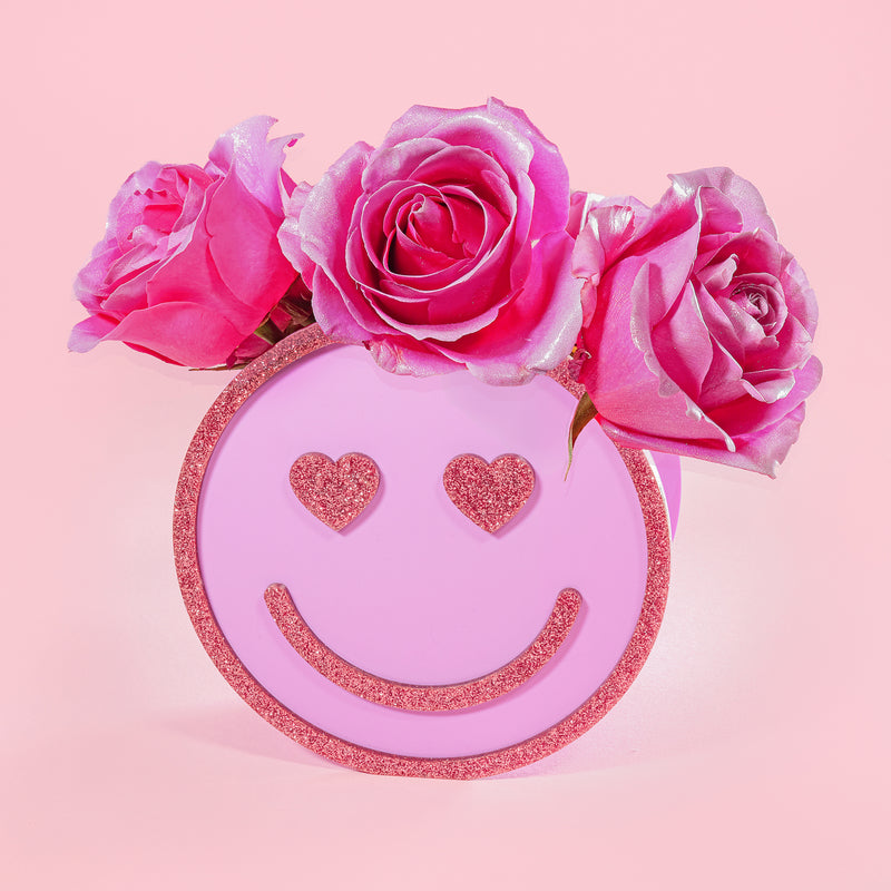 Bubblegum Heart Eye Valentine Happy Vase