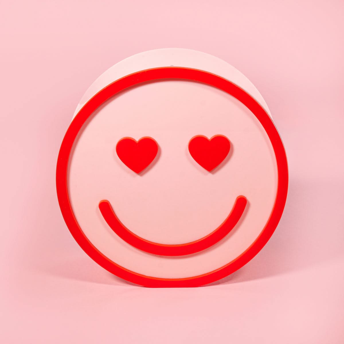 Baby Pink Heart Eye Valentine Happy Vase