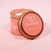 Love Bug You're My Favourite Valentine Tin Candle