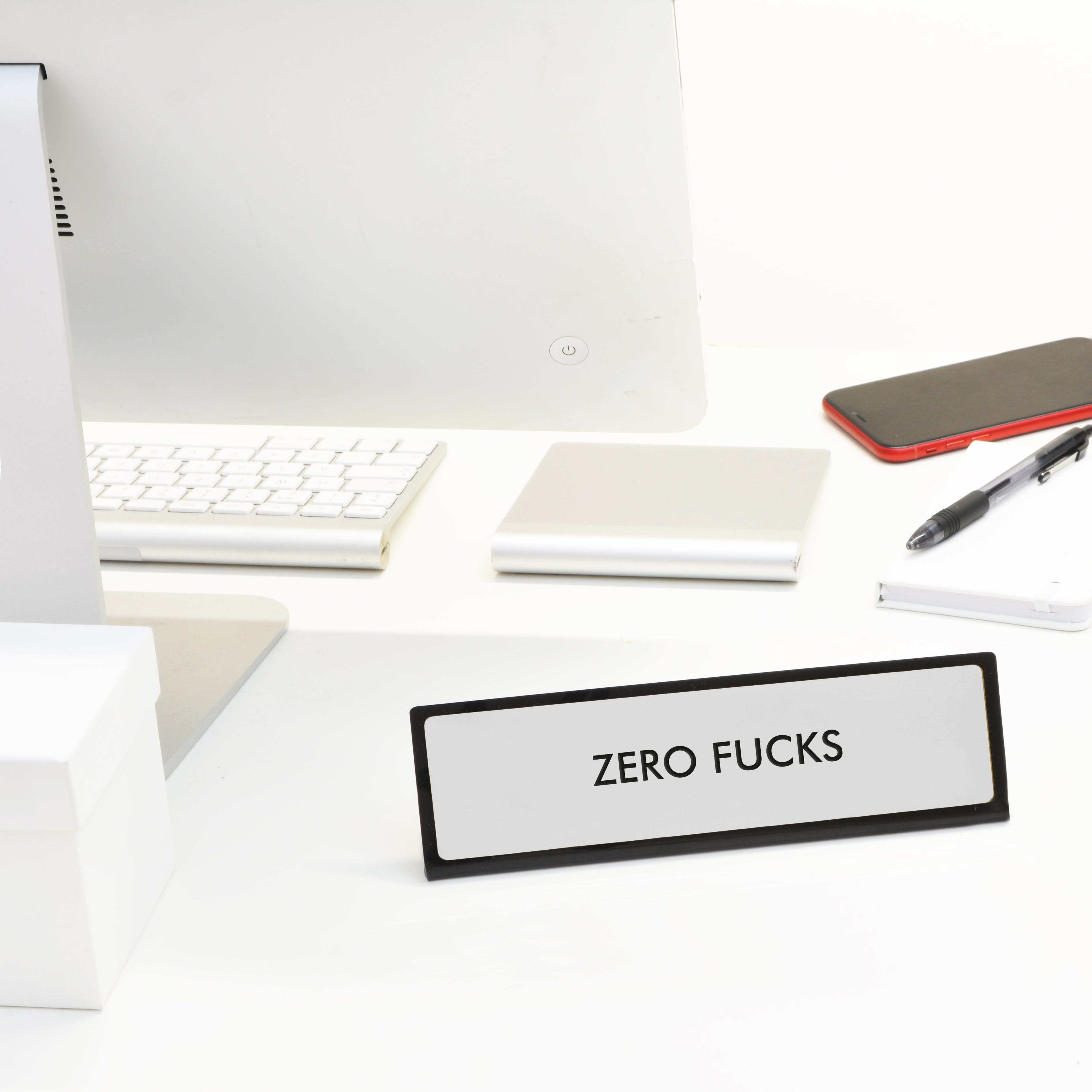 Create Your Own Custom Desk Plate Sign