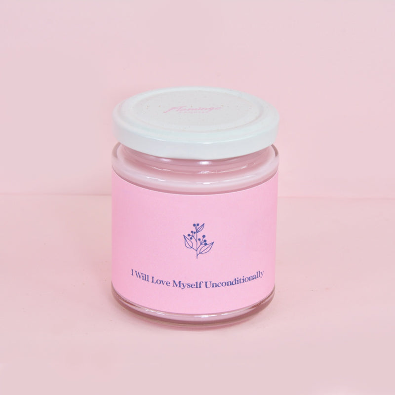 White Tea & Mint I Will Love Myself Unconditionally Affirmation Candle