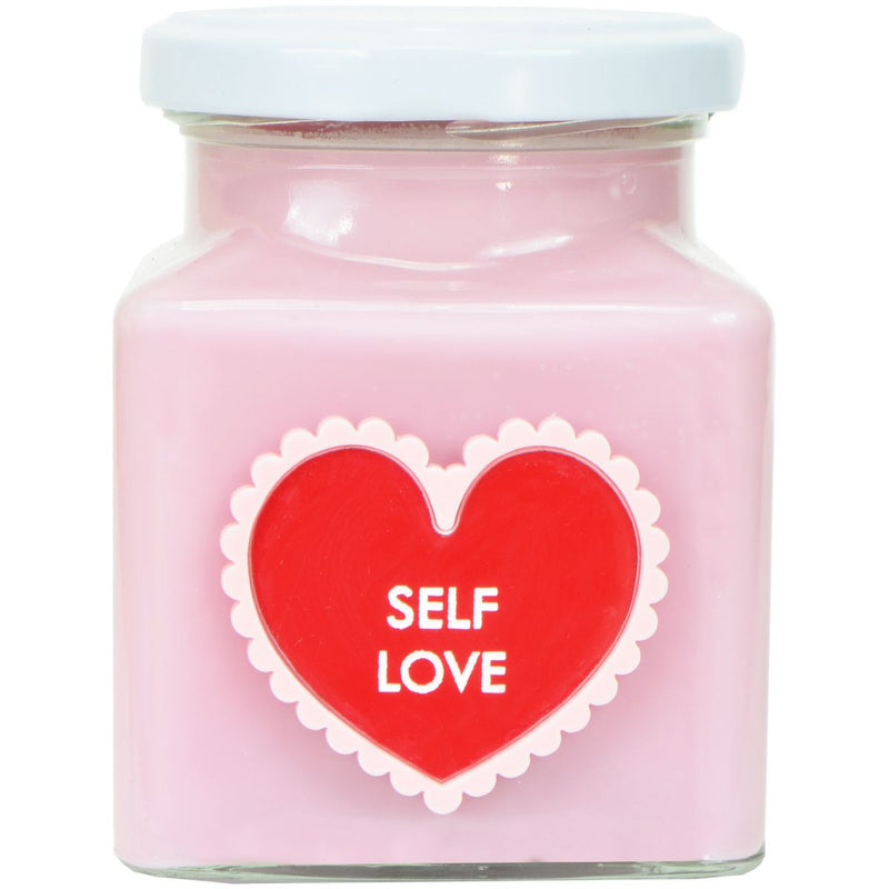 Pomegranate & White Fig Self Love Heart Candle