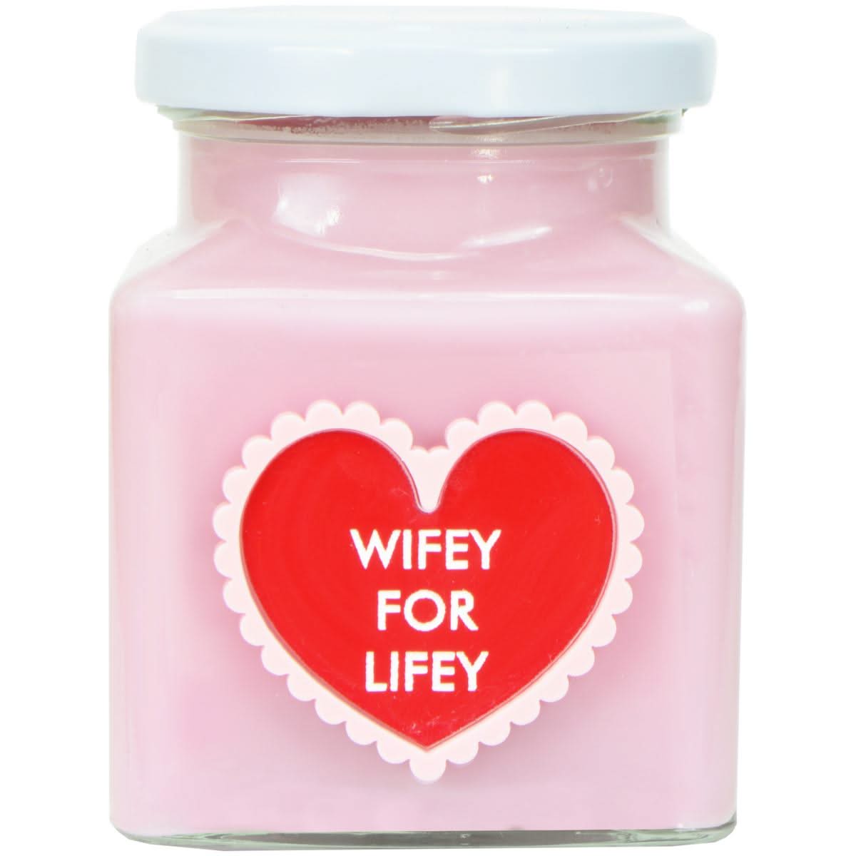 Love Bug Wifey for Lifey Heart Candle