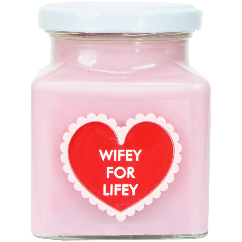 Love Bug Wifey for Lifey Heart Candle