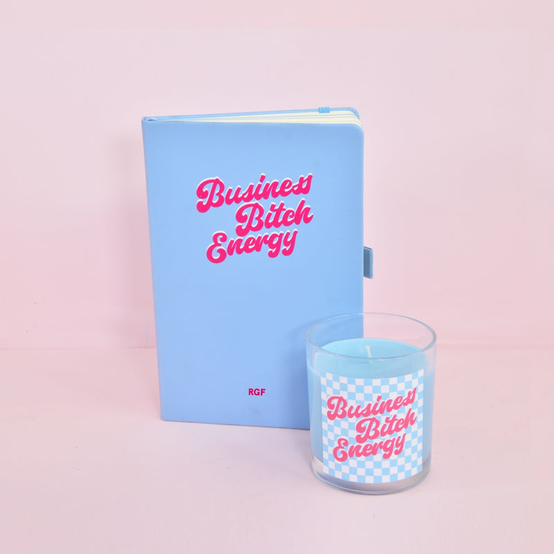 Business Bitch Energy Candle & Notebook Combo